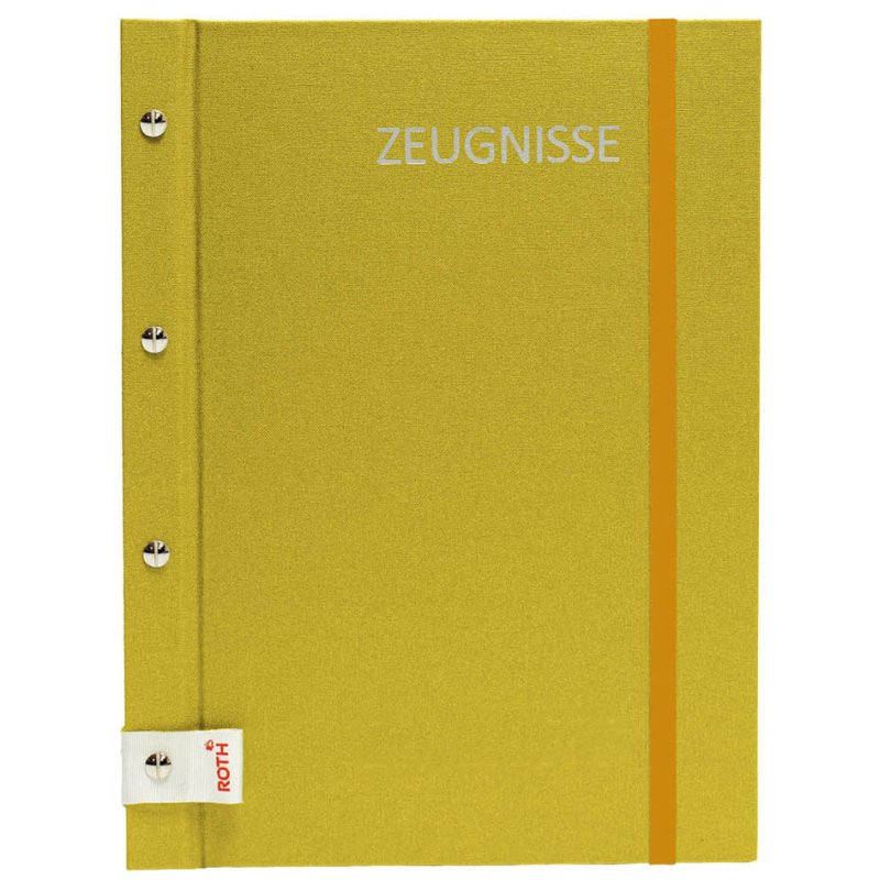 ROTH getuigschriftenmap Metallium, metallic boeklinnen, groen