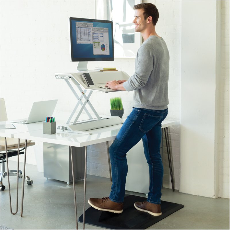 Fellowes tapis anti-fatigue ActiveFusion, noir, polyuréthane, 898×597 mm