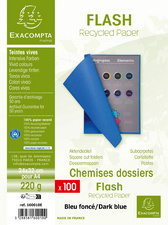 EXACOMPTA actenmappen Flash 220, A4, donkerblauw, 100 stuks