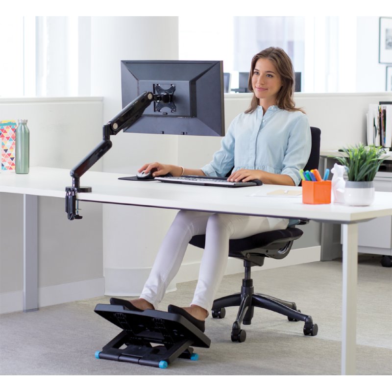 Fellowes bras de moniteur Platinum Series, argent, jusqu'à 32 pouces, capacité 8 kg