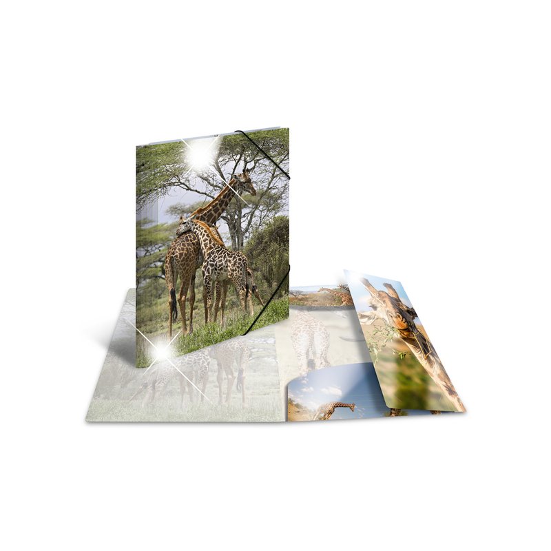HERMA classeur à coins Chevaux, PP brillant, format A4