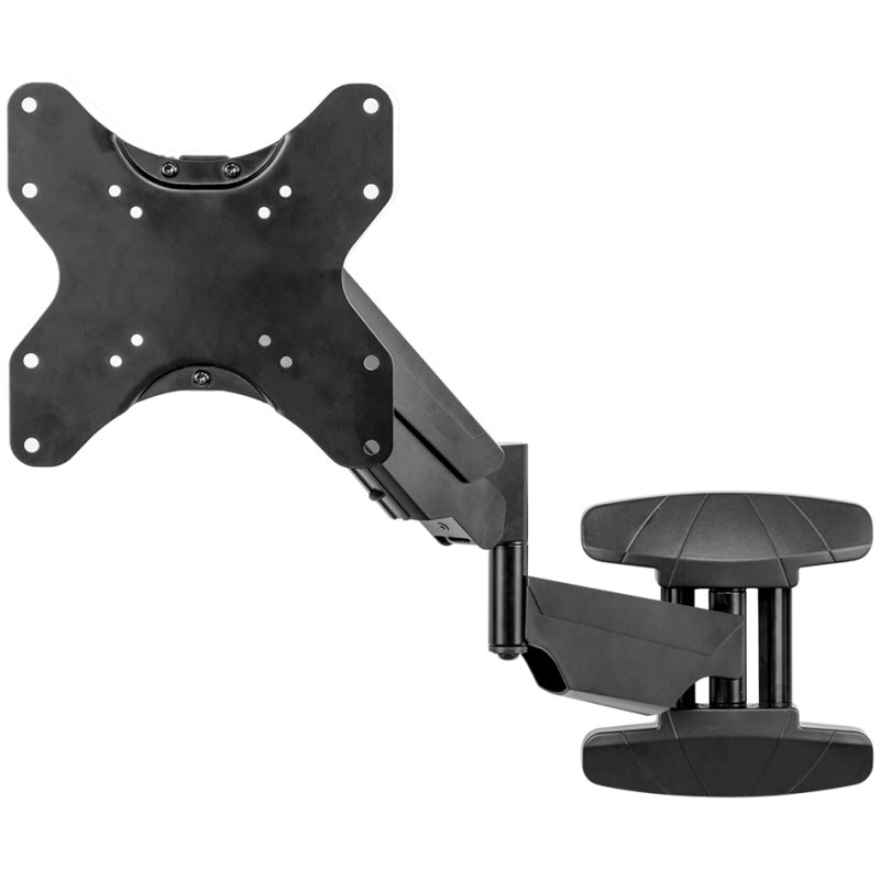 Fellowes monitor arm wall mount, black, up to 42 inch, 30 kg load capacity