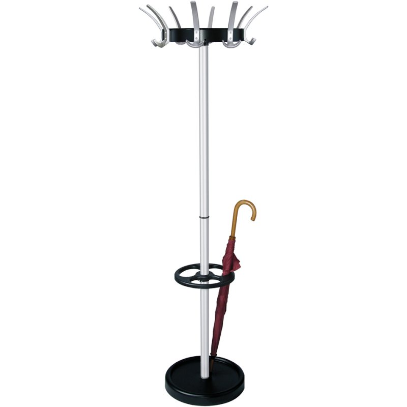 kerkmann vestiaire Public 16, 24 crochets, alusilver, hauteur 176 cm