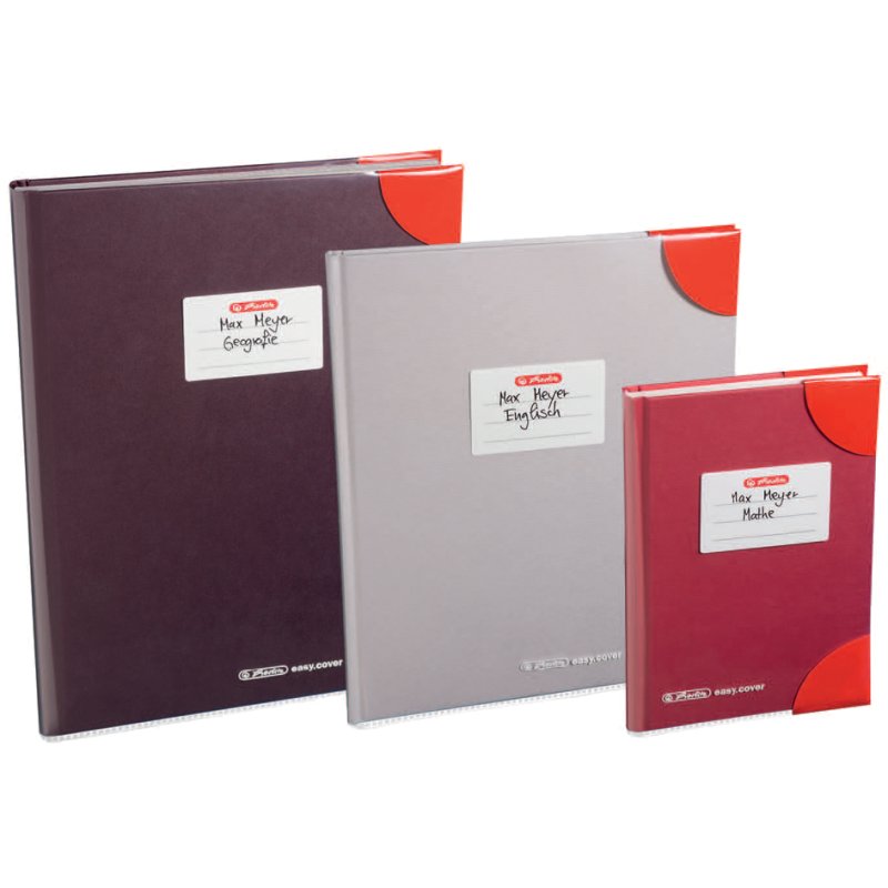 herlitz beschermhoes Easy Cover, PP, flexibel, 5 stuks