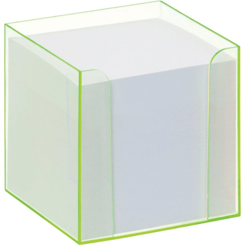 folia memoblok Luxbox, lichtgevende randen, groen, 800 vel