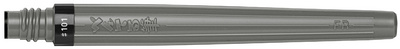 Pentel PentelArts Colour Brush aquarelpinselstift, navulbaar, zwart, waterbestendige inkt