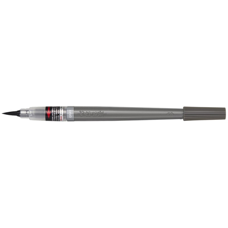 Pentel cartouche de remplacement pour Colour Brush pinceau aquarelle, noir