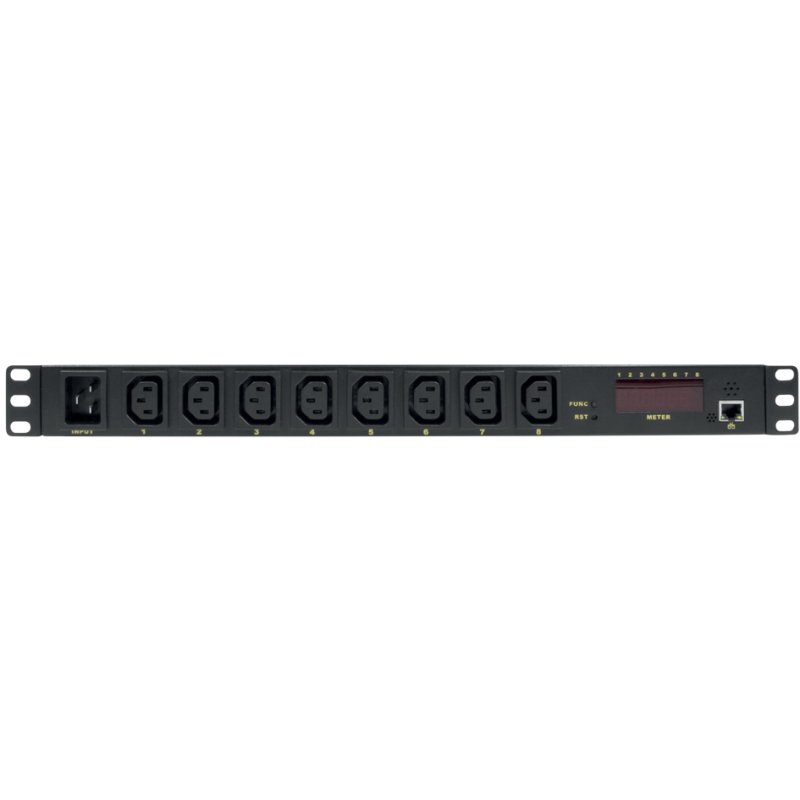 LogiLink Professional Multiprise IP, 19 pouces rack, 8 voies, 1HE noir