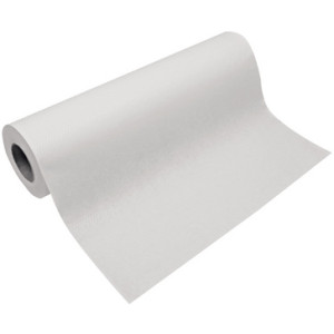 HYGOSTAR dokterskrep, 600 mm x 50 m, wit, 2-laags