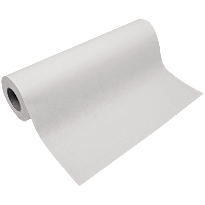 HYGOSTAR dokterskrep, 600 mm × 50 m, wit, 2-laags