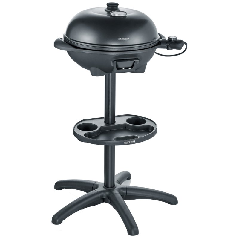 SEVERIN electric grill PG 8541, matt black, ceramic coating, Ø 410 mm