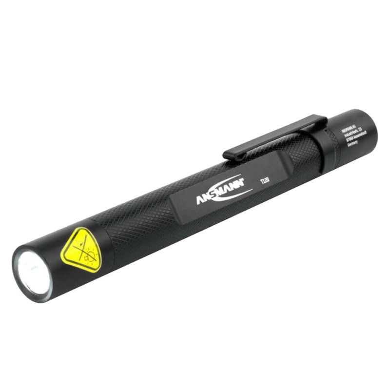 ANSMANN Lampe de poche LED Future T120, IP54 étanche, 130 lumens