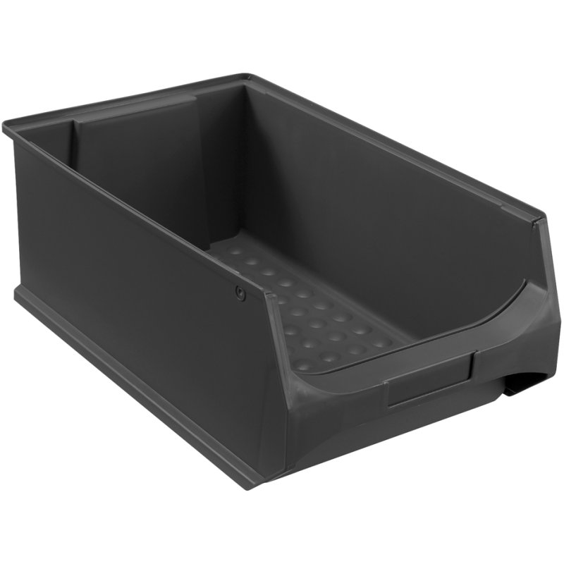allit zichtlagerbox ProfiPlus GripBox 5, ESD, zwart, 300×500×200 mm