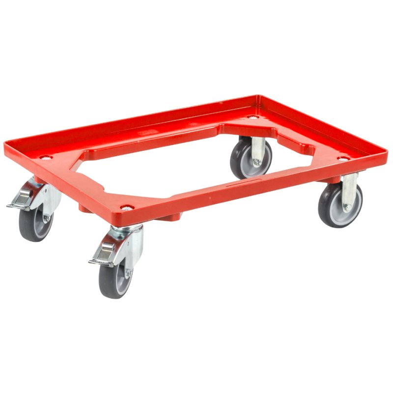 allit transportroller ProfiPlus EuroRoll 600, rood, 250 kg, 615×415×170 mm