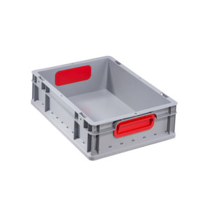 allit Transportbox ProfiPlus EuroBox 417, grijs/rood