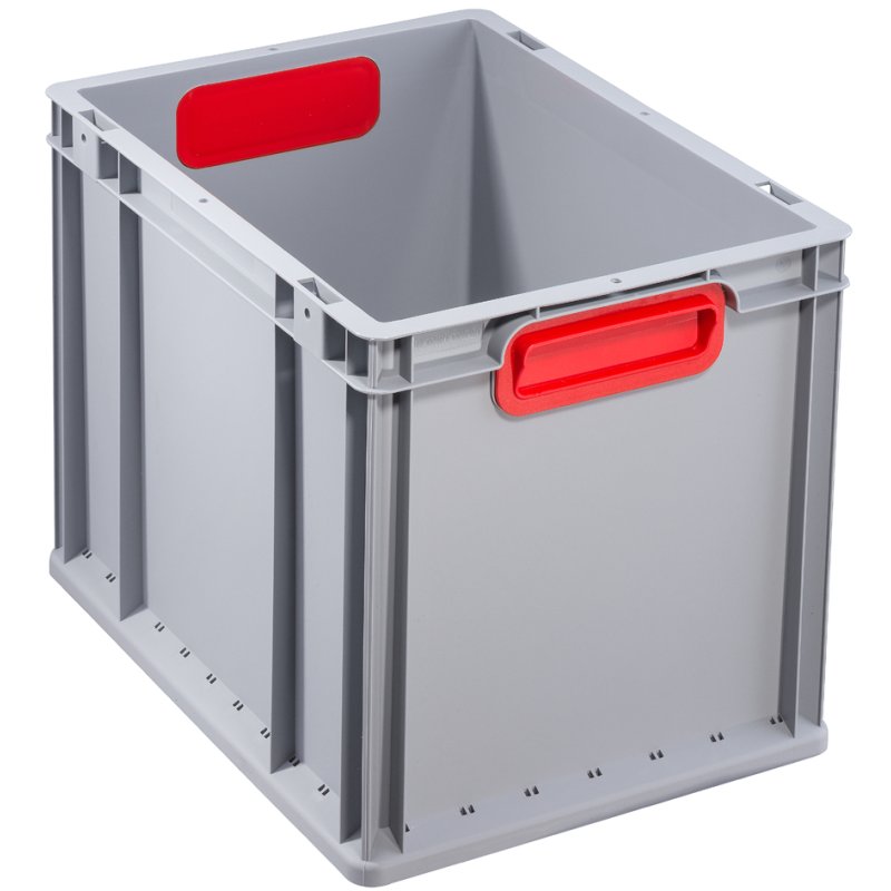 allit transportbox ProfiPlus EuroBox 412, grijs/rood, 11 liter, stapelbaar