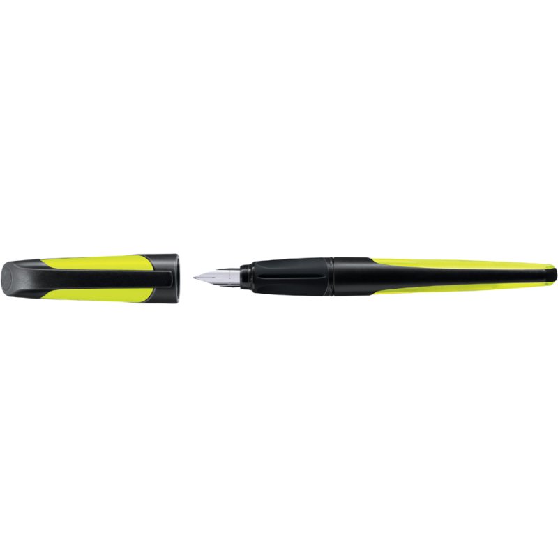 STABILO stylo-plume EASYbuddy M, droitier, noir/vert pomme