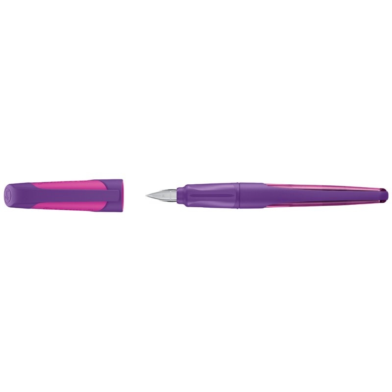 STABILO stylo-plume EASYbuddy M, droitier, noir/vert pomme