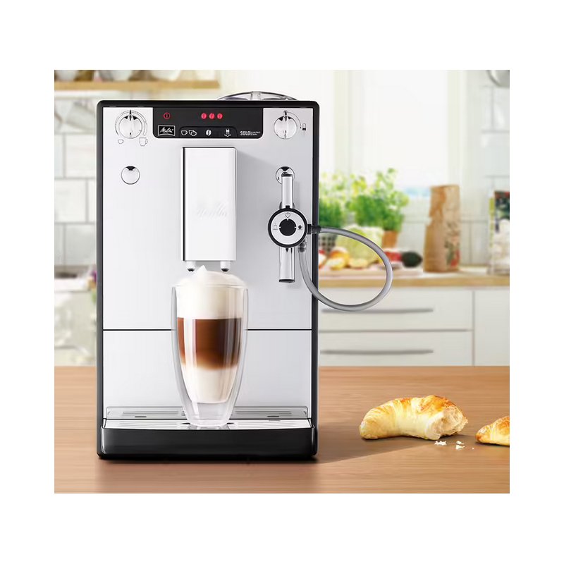 Melitta machine à café CAFFEO SOLO & PERFECT MILK, système à lait, argenté