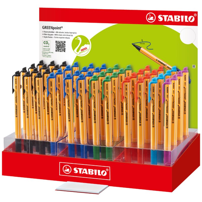 STABILO Fasermaler G, 0.8 mm, display of 48 pieces