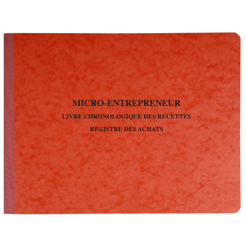 EXACOMPTA registre de caisse micro-entrepreneurs, 240 × 320 mm, 80 pages