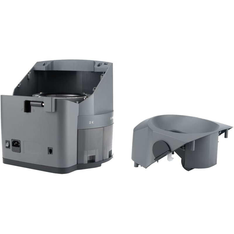 Safescan euromuntentelmachine 1450, donkergrijs, 500 munten per minuut