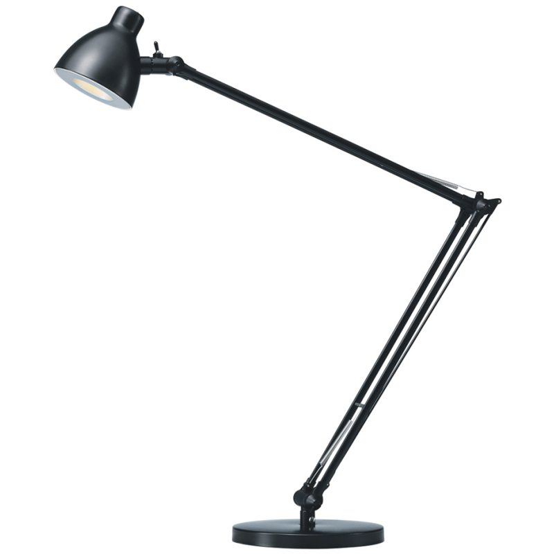 Hansa Lampe de bureau LED Valencia, noir, 7W, 350 lumens