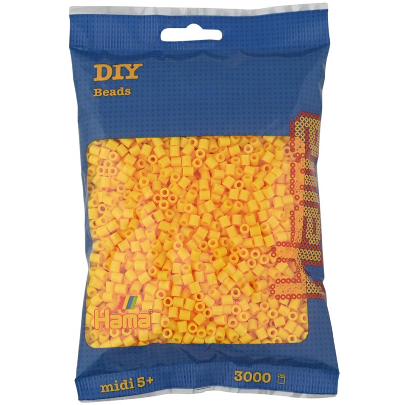 Hama perles à repasser taille moyenne, rouge, 5,0 mm, 3.000 pièces