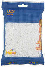 Hama strijkkralen midi, zwart, 5,0 mm, 3.000 stuks