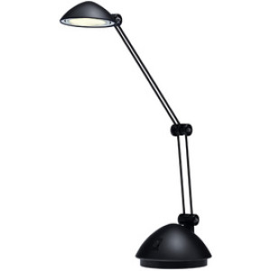 Hansa LED bureaulamp Space, zwart gesatineerd, 4W, 200 lumen