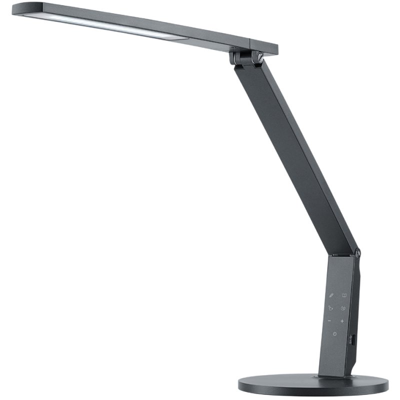 Hansa Lampe de bureau LED Vario Plus, champagne, gradable, connexion USB