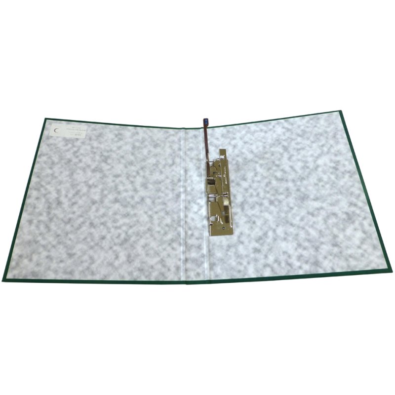ELVE tijdelijke inbindmap met klemhouder, groen, 310 × 240 mm, rug 30 mm