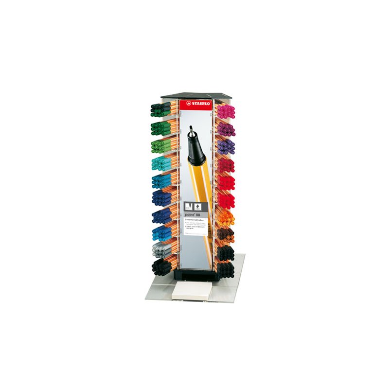 STABILO Point 88 feutres fins, 0,4 mm, 20 couleurs, 240 pièces