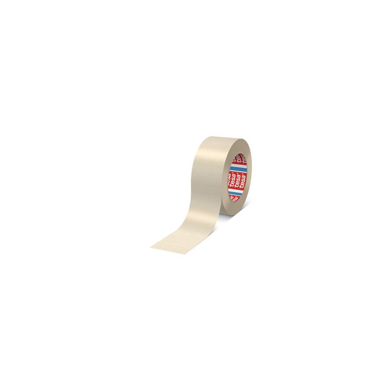 tesa ruban de masquage 4317 papier, 25 mm × 50 m, beige clair, 12 rouleaux