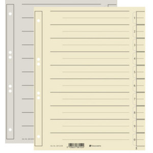 EXACOMPTA scheidingsbladen A4, chamois, kraftkarton 230 g/m², 100 stuks