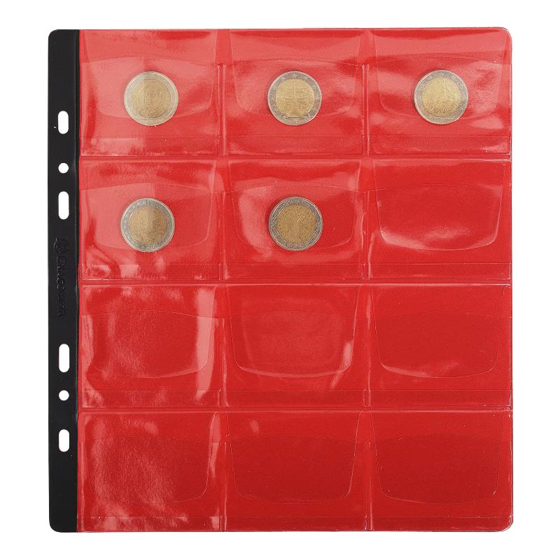 EXACOMPTA munthoezen, 43 vakjes à 20/25/30 mm, 215×237 mm, 3 stuks