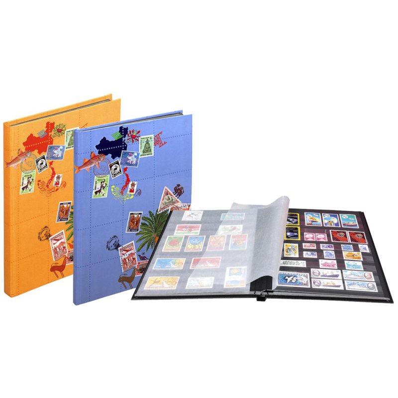 EXACOMPTA postzegelverzamelalbum Globetrotter, 225 × 305 mm, 16 pagina's