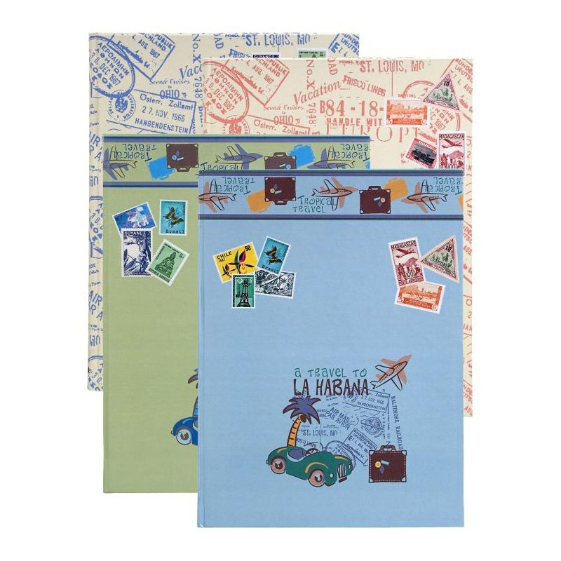 EXACOMPTA stamp collecting bundle, album 225×300 mm, 16 pages