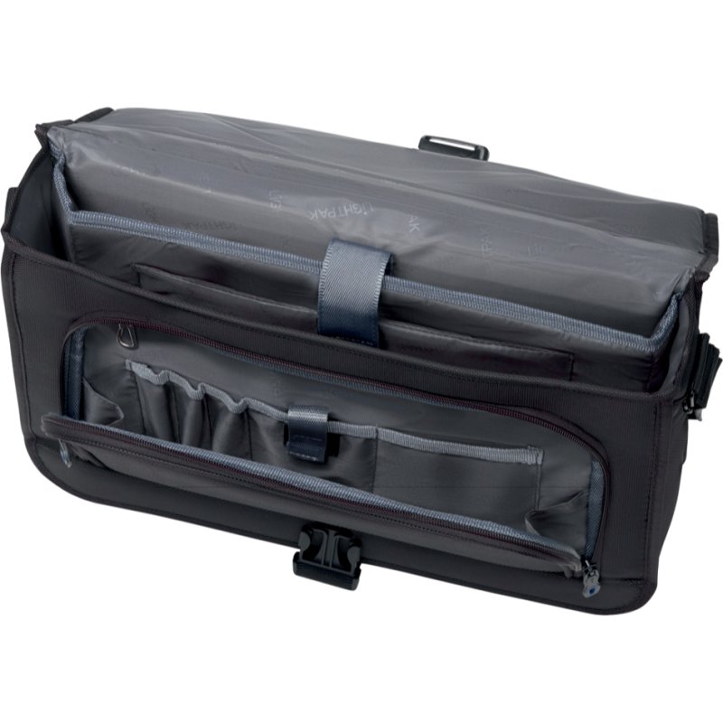 LiGHTPAK draagbare tas SOLAR, laptopvak, zwart, polyester
