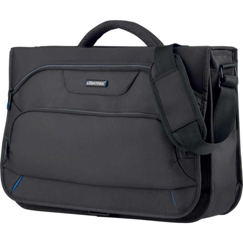 LiGHTPAK draagbare tas SOLAR, laptopvak, zwart, polyester