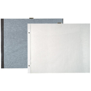 EXACOMPTA opvulbladen voor schroefalbum, 360×285 mm, zwart, 10 stuks