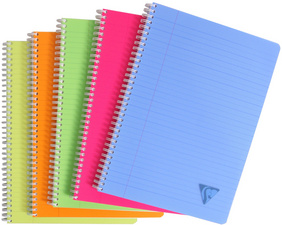 Clairefontaine spiraalschrift LINICOLOR Fresh, geruit, 148×210 mm, 90 vel