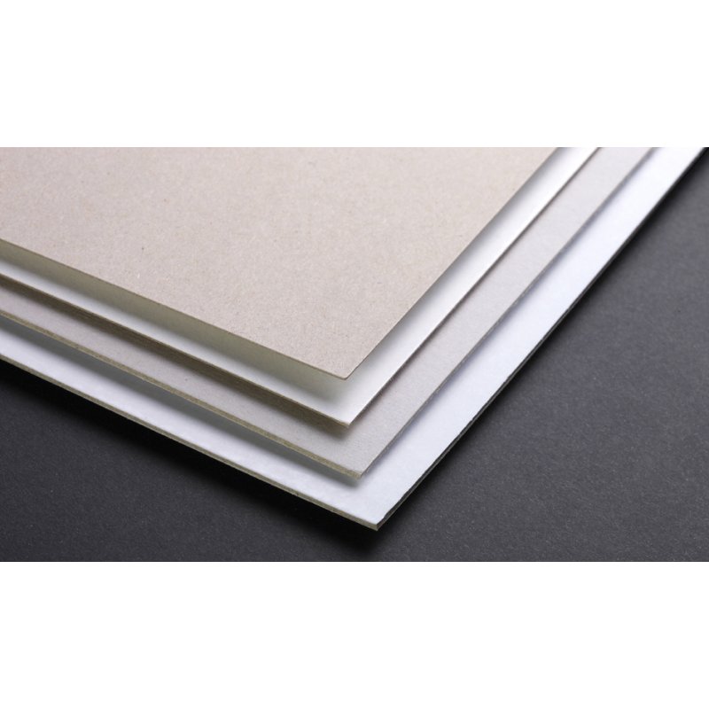 Clairefontaine grijs karton, 1,0 mm dikte, 10 vel