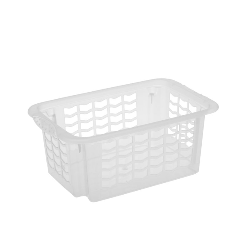 keeeper panier tournant/empilable fritz, taille M, transparent, 25×40×15 cm