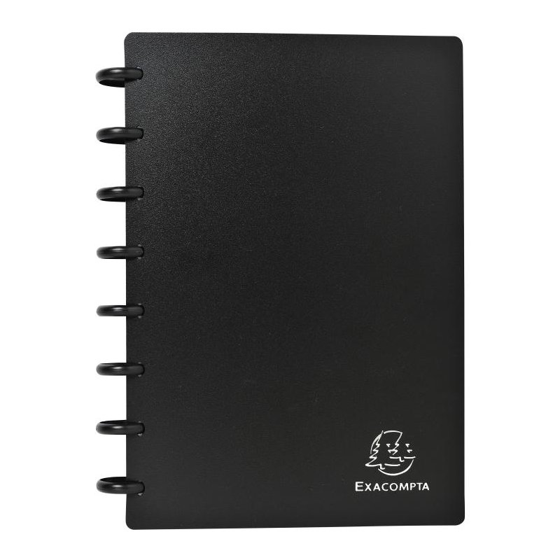 EXACOMPTA porte-cartes de visite, DIN A5, noir, 120 cartes