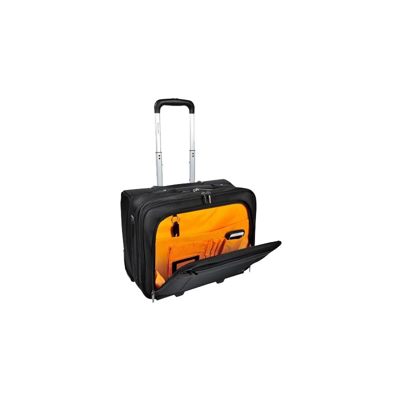 EXACOMPTA laptop trolley EXATROLLEY, polyester, zwart, 15,6 inch