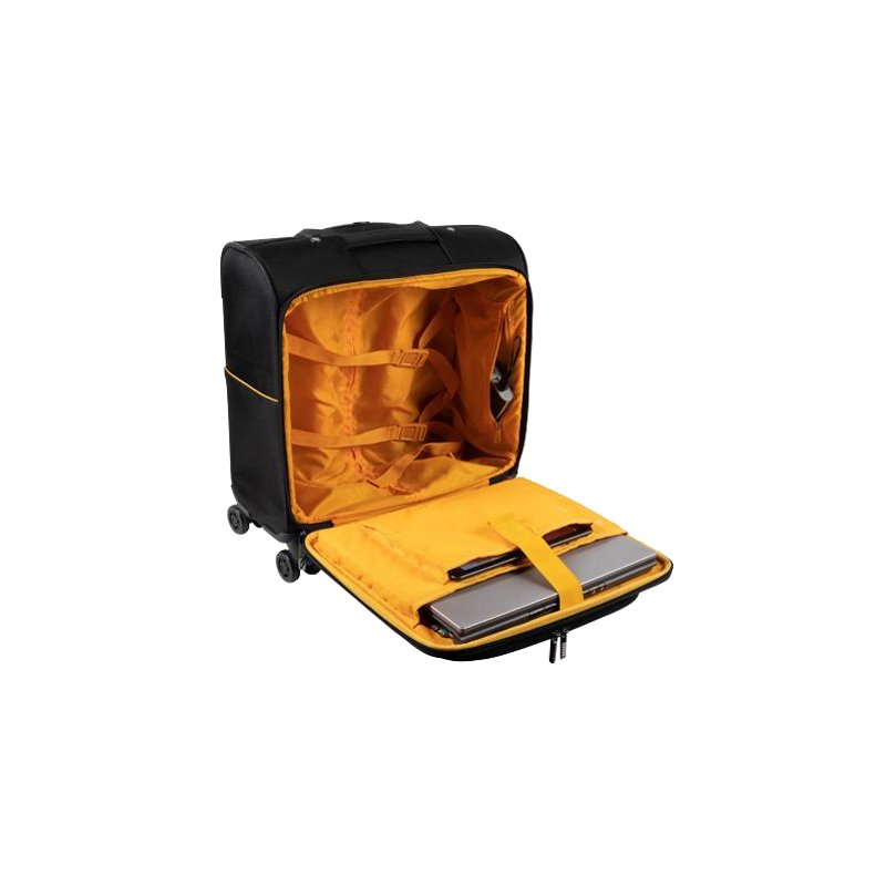 EXACOMPTA laptoptrolley EXACTIVE, polyester, zwart, tot 15,6 inch