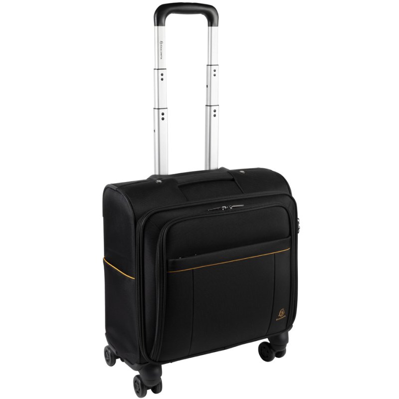 EXACOMPTA laptoptrolley EXACTIVE, polyester, zwart, tot 15,6 inch