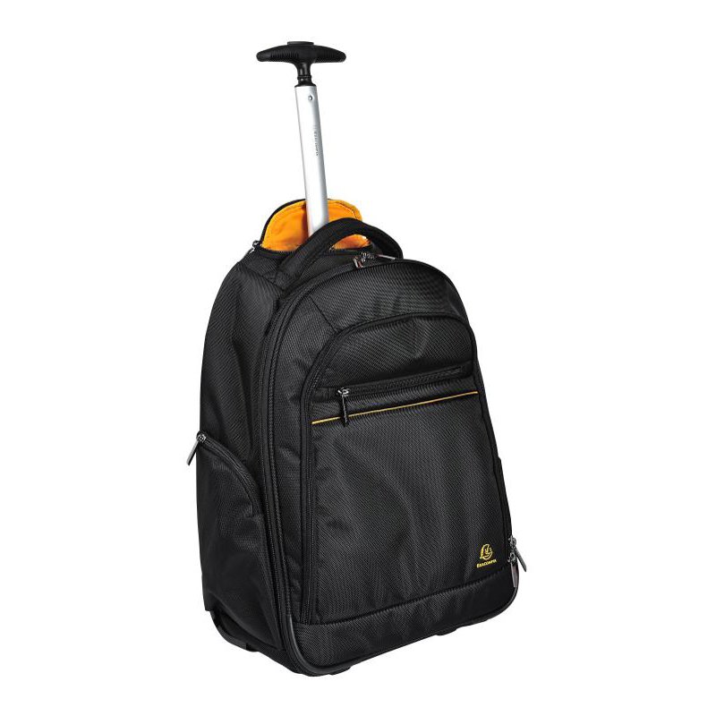 EXACOMPTA rugzak trolley EXABUSINESS, zwart polyester, 15,6 inch