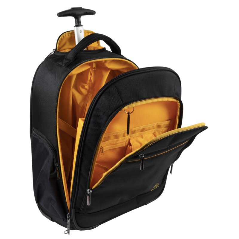 EXACOMPTA rugzak trolley EXABUSINESS, zwart polyester, 15,6 inch